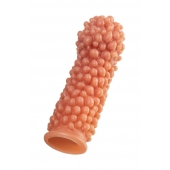 Телесная насадка с мягкими пузырьками - 16,5 см. - KOKOS - в Южно-Сахалинске купить с доставкой