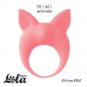 Оранжевое эрекционное кольцо Kitten Kyle - Lola Games - в Южно-Сахалинске купить с доставкой