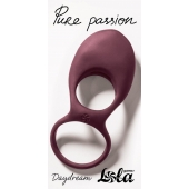 Бордовое эрекционное виброкольцо Daydream - Lola Games - в Южно-Сахалинске купить с доставкой