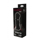 Черная веревка для шибари DELUXE BONDAGE ROPE - 5 м. - Dream Toys - купить с доставкой в Южно-Сахалинске