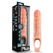 Телесный реалистичный фаллоудлинитель 9 Inch Silicone Cock Sheath Penis Extender - 22,86 см. - Blush Novelties - в Южно-Сахалинске купить с доставкой