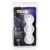 Прозрачный фигурный мастурбатор Master Stroker - Blush Novelties - в Южно-Сахалинске купить с доставкой