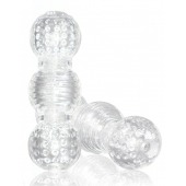 Прозрачный фигурный мастурбатор Master Stroker - Blush Novelties - в Южно-Сахалинске купить с доставкой