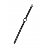 Черный кляп-кольцо Modesty - Lola Games - купить с доставкой в Южно-Сахалинске