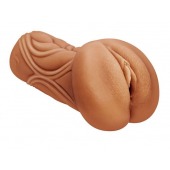 Кофейный мастурбатор-вагина Dumpling - Lola Games - в Южно-Сахалинске купить с доставкой