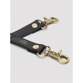 Черный фиксатор для манжет Bound to You Faux Leather Hogtie - Fifty Shades of Grey - купить с доставкой в Южно-Сахалинске