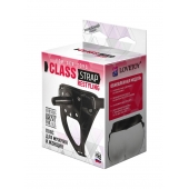 Черный пояс для насадок CLASS STRAP Restyling - LOVETOY (А-Полимер) - купить с доставкой в Южно-Сахалинске