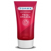 Смазка на водной основе TOREX  Сладкая клубника  - 50 мл. - Torex - купить с доставкой в Южно-Сахалинске