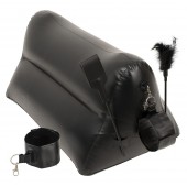 Надувная любовная подушка Portable Triangle Cushion с аксессуарами - Orion - купить с доставкой в Южно-Сахалинске