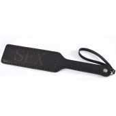 Черная гладкая шлепалка SEX - 35 см. - Sitabella - купить с доставкой в Южно-Сахалинске
