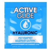 Лубрикант на водной основе Active Glide с гиалуроновой кислотой - 3 гр. - Биоритм - купить с доставкой в Южно-Сахалинске