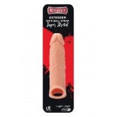 Телесная насадка EXTENDER WITH BALL STRAP 6.5 - 17 см. - Dream Toys - в Южно-Сахалинске купить с доставкой