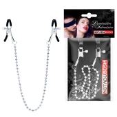 Оригинальные зажимы на соски с бусами - Notabu - купить с доставкой в Южно-Сахалинске