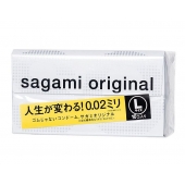 Презервативы Sagami Original 0.02 L-size увеличенного размера - 10 шт. - Sagami - купить с доставкой в Южно-Сахалинске