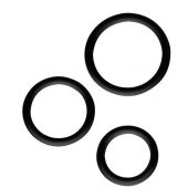 Набор из 3 эрекционных колец SILICONE COCKRINGS - Dream Toys - в Южно-Сахалинске купить с доставкой