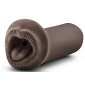 Коричневый мастурбатор-ротик Naughty Nicole - Blush Novelties - в Южно-Сахалинске купить с доставкой