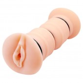 Телесный вибромастурбатор-вагина Michelle - Baile - в Южно-Сахалинске купить с доставкой