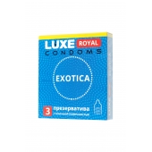 Текстурированные презервативы LUXE Royal Exotica - 3 шт. - Luxe - купить с доставкой в Южно-Сахалинске