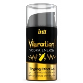 Жидкий интимный гель с эффектом вибрации Vibration! Vodka Energy - 15 мл. - INTT - купить с доставкой в Южно-Сахалинске