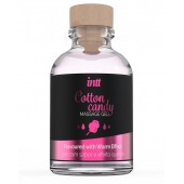 Массажный гель с согревающим эффектом Cotton Candy - 30 мл. - INTT - купить с доставкой в Южно-Сахалинске