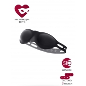 Черная плотная силиконовая маска - ToyFa - купить с доставкой в Южно-Сахалинске