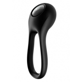 Черное эрекционное виброкольцо Majestic Duo - Satisfyer - в Южно-Сахалинске купить с доставкой
