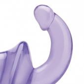 Фиолетовый безремневой страпон Strapless Strap-On - Lux Fetish - купить с доставкой в Южно-Сахалинске
