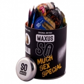 Текстурированные презервативы в кейсе MAXUS So Much Sex - 100 шт. - Maxus - купить с доставкой в Южно-Сахалинске