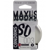 Экстремально тонкие презервативы в железном кейсе MAXUS Extreme Thin - 3 шт. - Maxus - купить с доставкой в Южно-Сахалинске