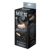 Пустотелый фаллопротез MEN STYLE - 17,5 см. - LOVETOY (А-Полимер) - купить с доставкой в Южно-Сахалинске