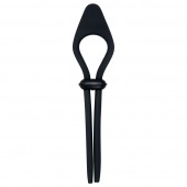 Черное эрекционное лассо с вибропулей Black Tie Affair - Zero Tolerance - в Южно-Сахалинске купить с доставкой