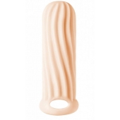 Телесный фаллоудлинитель Homme Wide - 13 см. - Lola Games - в Южно-Сахалинске купить с доставкой
