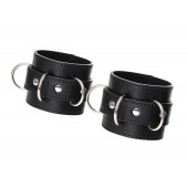 Черные наручники Anonymo на сцепке - ToyFa - купить с доставкой в Южно-Сахалинске