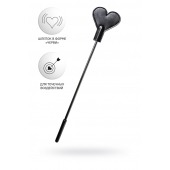 Черный стек со шлепком в форме сердца Anonymo - 35 см. - ToyFa - купить с доставкой в Южно-Сахалинске