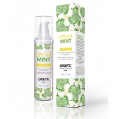 Разогревающее массажное масло Gourmet Spearmint Organic с органическими ингредиентами - 50 мл. - Exsens - купить с доставкой в Южно-Сахалинске