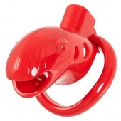 Красный мужской пояс верности из пластика - ToyFa - купить с доставкой в Южно-Сахалинске