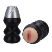 Мастурбатор-вагина в пластиковой колбе HUMBLE PLEASURE - NMC - в Южно-Сахалинске купить с доставкой