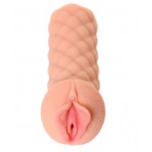 Телесный мастурбатор-вагина Elegance.002 с вибрацией - KOKOS - в Южно-Сахалинске купить с доставкой