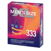 Стимулирующая насадка на пенис MEN SIZE 333 - Sitabella - в Южно-Сахалинске купить с доставкой