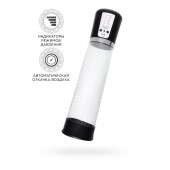 Прозрачная автоматическая помпа для пениса Sigurd - Sexus - в Южно-Сахалинске купить с доставкой