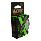 Презервативы в пластиковом кейсе MAXUS AIR Mixed - 3 шт. - Maxus - купить с доставкой в Южно-Сахалинске