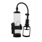 Прозрачная вакуумная помпа с вибрацией Vibrating Penis Pump - Dream Toys - в Южно-Сахалинске купить с доставкой