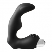 Черный вибромассажер простаты FantASStic Vibrating Prostate Massager - 11,3 см. - Dream Toys - в Южно-Сахалинске купить с доставкой