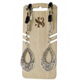 Изысканные зажимы на соски с подвесками  Шахерезада - Sitabella - купить с доставкой в Южно-Сахалинске