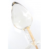 Прозрачный леденец в форме малой анальной пробки со вкусом пина колада - Sosuчki - купить с доставкой в Южно-Сахалинске