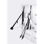 Черные секс-качели на дверь Anonymo №0505 - ToyFa - купить с доставкой в Южно-Сахалинске