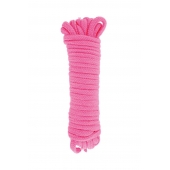 Розовая веревка для связывания Sweet Caress Rope - 10 метров - Sweet Caress - купить с доставкой в Южно-Сахалинске