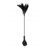 Двусторонний стек-щекоталка Sweet Caress Feather Whip - 58 см. - Sweet Caress - купить с доставкой в Южно-Сахалинске