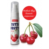 Гель-смазка Tutti-frutti с вишнёвым вкусом - 30 гр. - Биоритм - купить с доставкой в Южно-Сахалинске