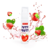 Гель-смазка Tutti-frutti с земляничным вкусом - 30 гр. - Биоритм - купить с доставкой в Южно-Сахалинске